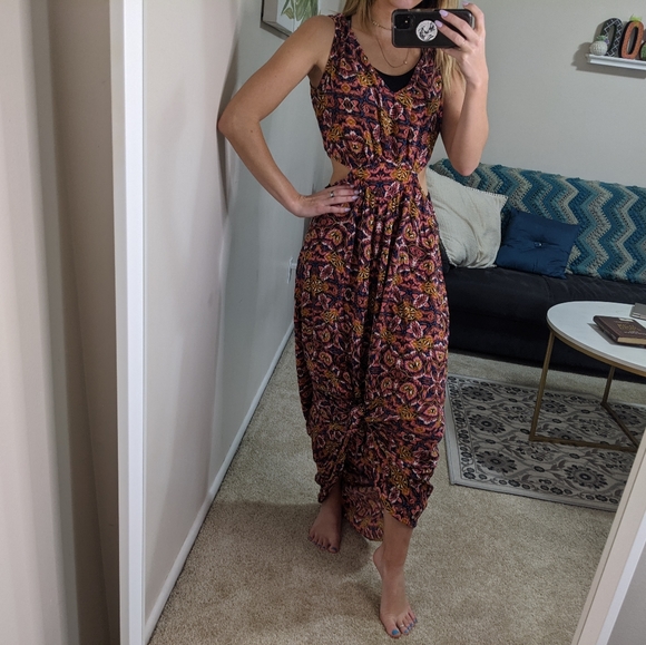 Billabong Cut out Worlds Collide Maxi Dress - Picture 3 of 11